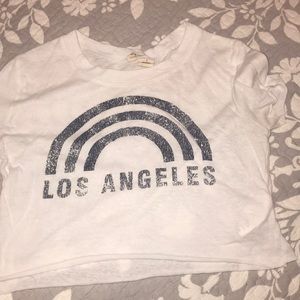 Los Angeles crop top